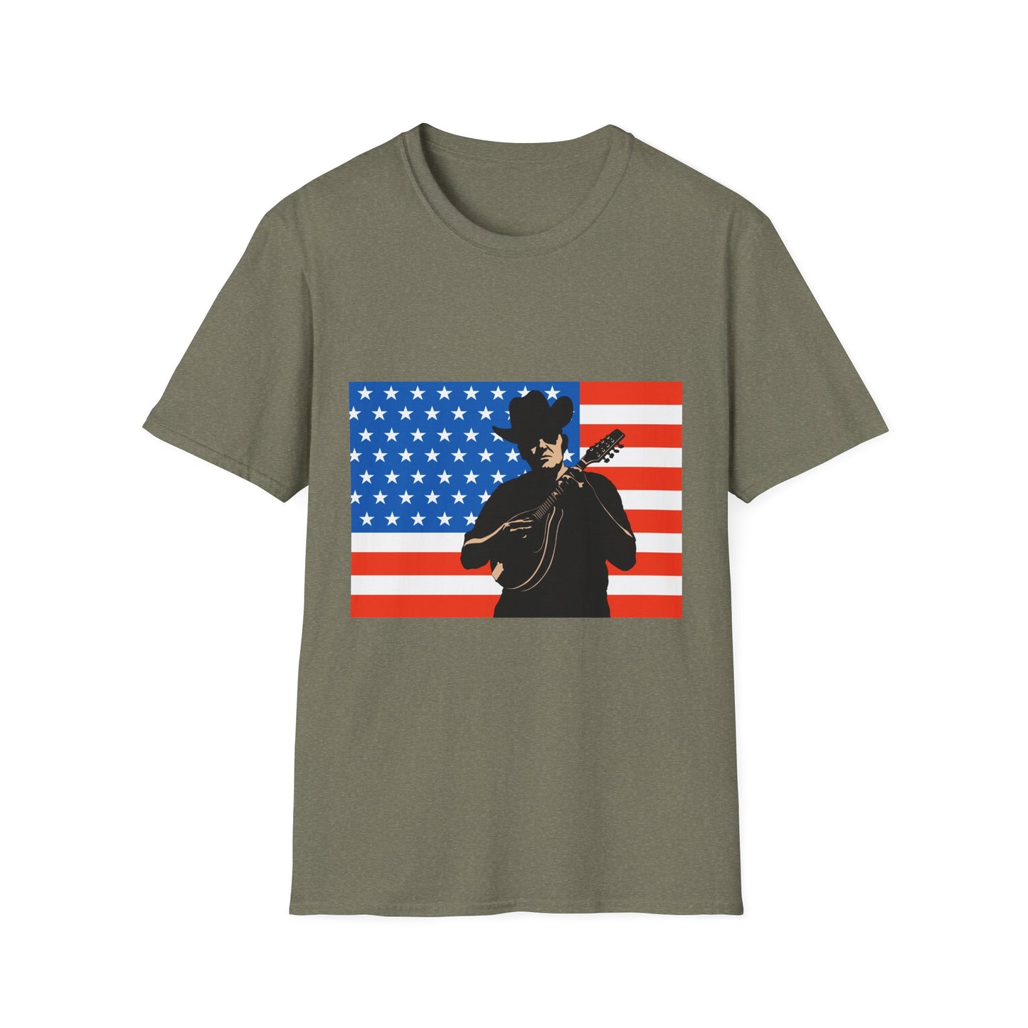 10%OFF at checkout! - Patriotic Cowboy Guitarist T-Shirt