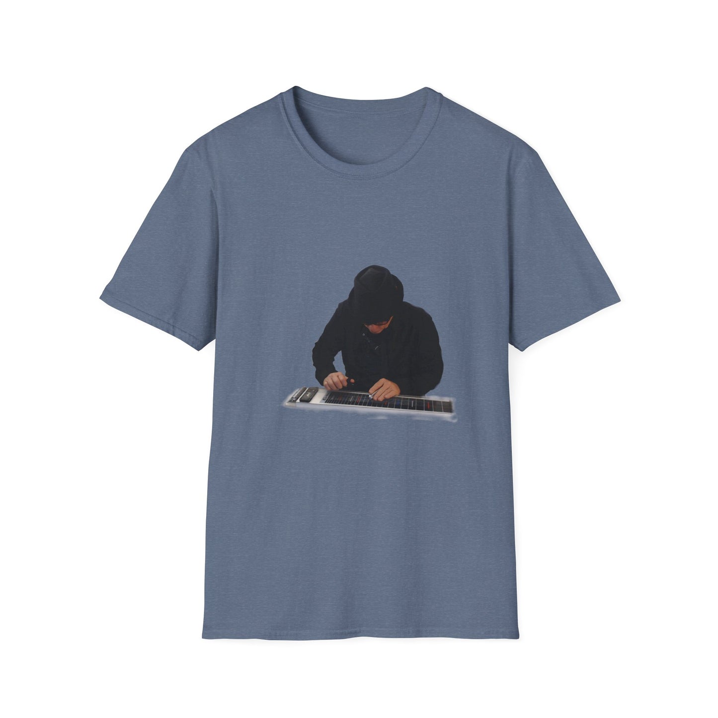 10%OFF at checkout! - Steel Guitar Silhouette T-Shirt — Musician Playing Steel Guitar Tee