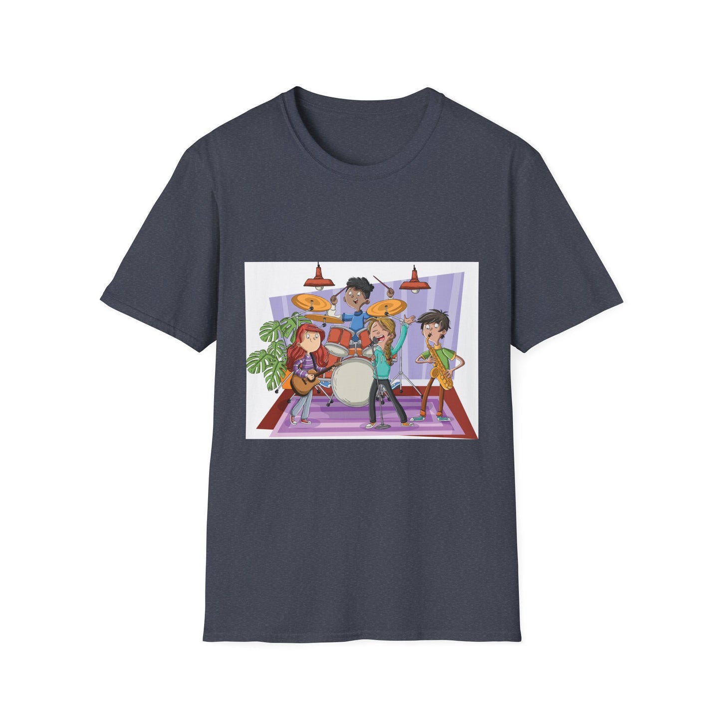 10%OFF at checkout! - Indie Band Cartoon T-Shirt – Cute Live Music Graphic Tee