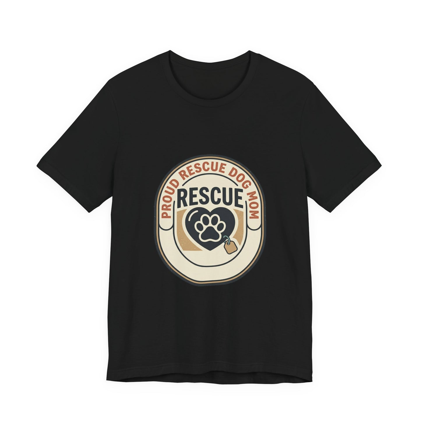 10%OFF at checkout! - Rescue Dog Mom Tee | Rescue Pride, Fur Baby Shirt