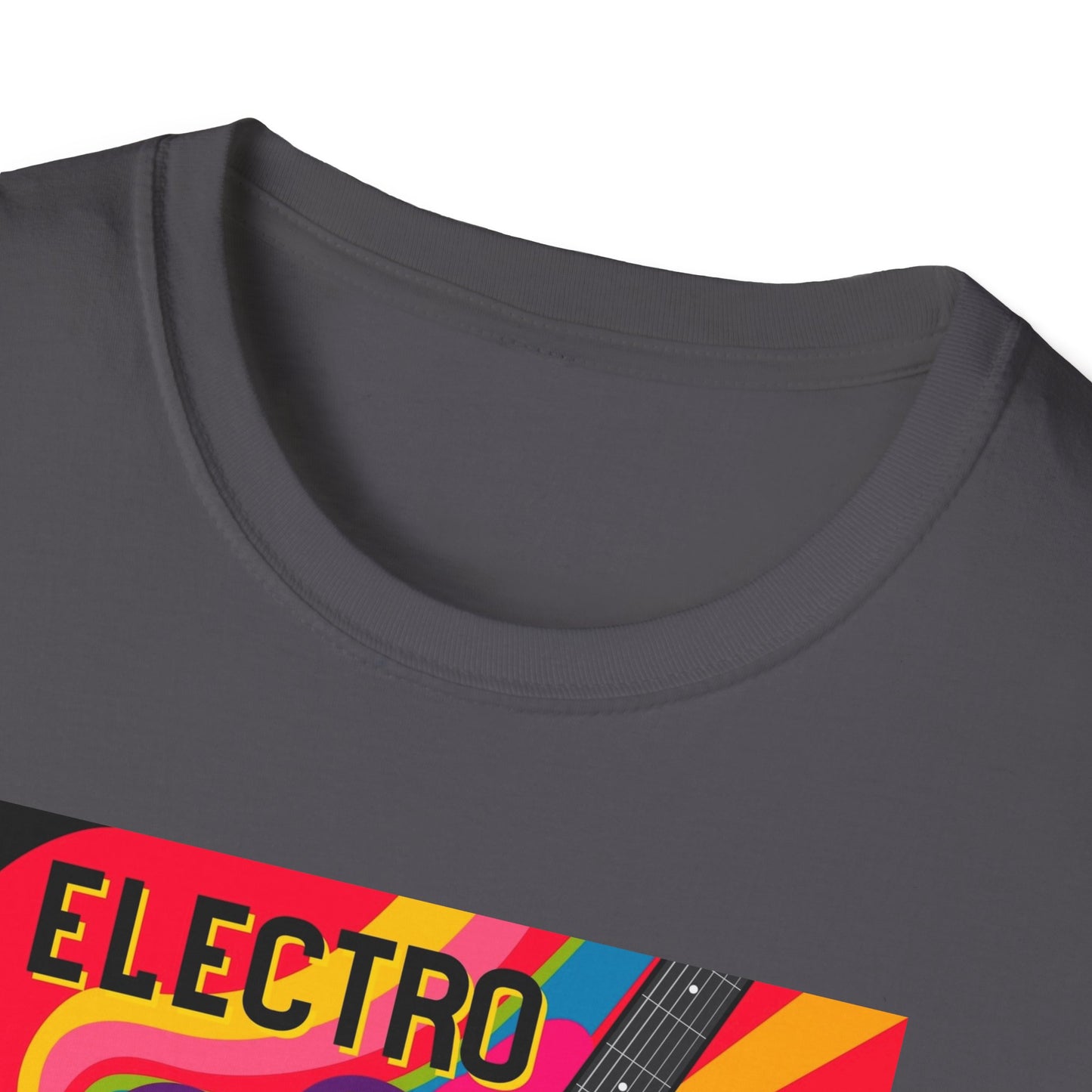 10%OFF at checkout! - Electro Guitar Poster T-Shirt — Retro Psychedelic Music Tee