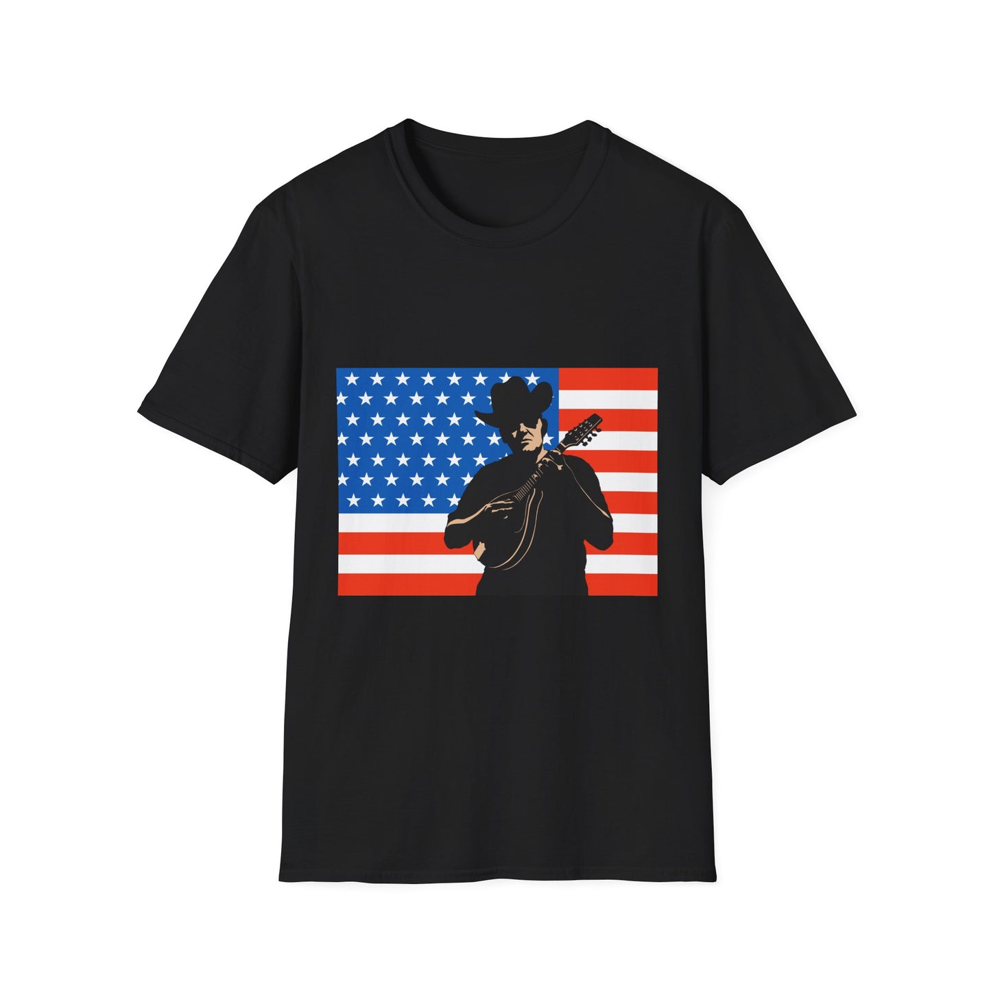 10%OFF at checkout! - Patriotic Cowboy Guitarist T-Shirt