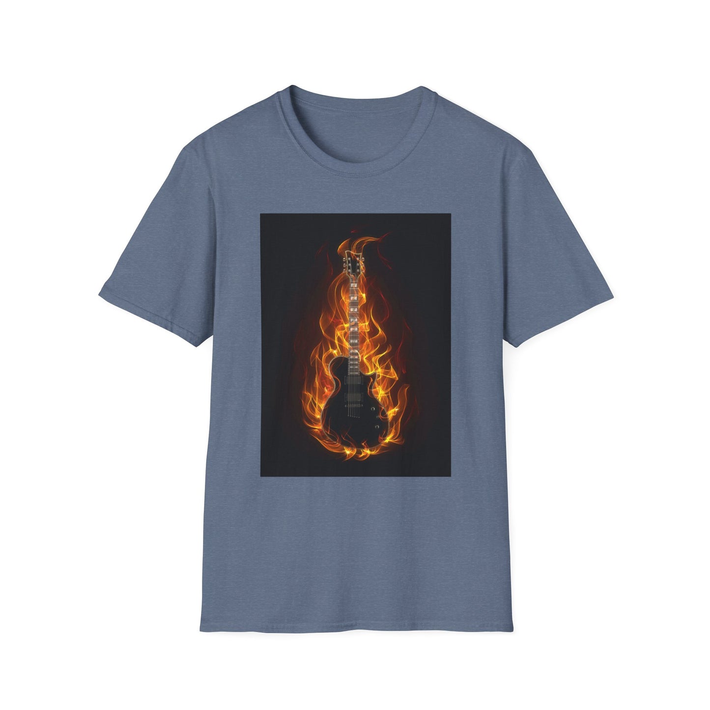 10%OFF at checkout! - Flaming Electric Guitar T-Shirt